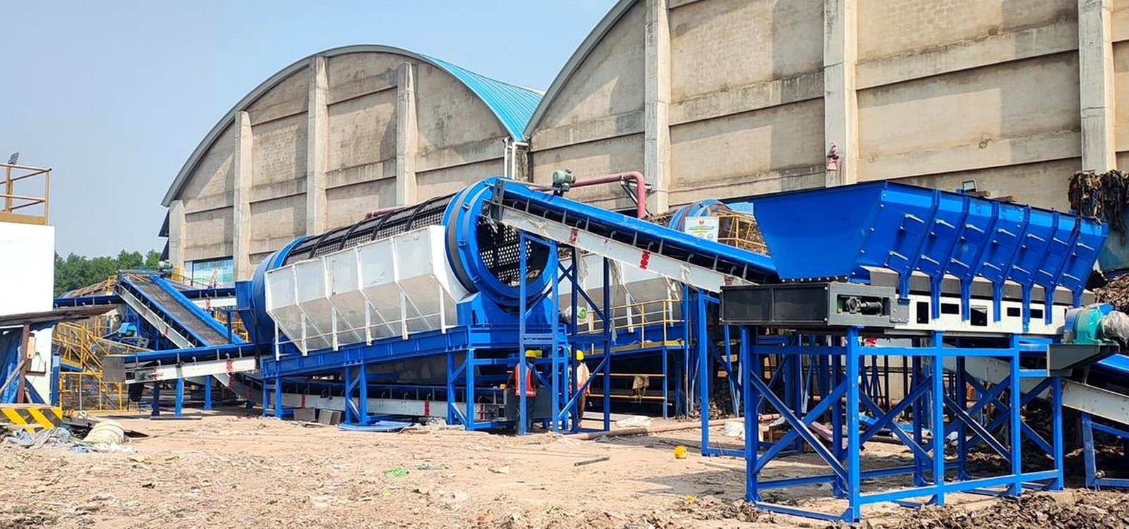 Waste processing and recycling plant project