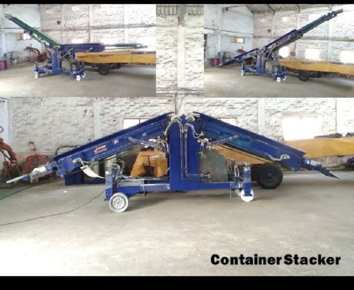 Container stacker conveyor